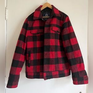 Buffalo Plaid Mens Jacket Size L